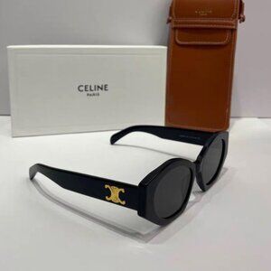 Women's Celine Triomphe Black Sunglasses